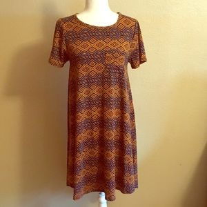LuLaRoe Aztec Print Carly Dress